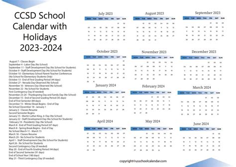 ccsd school schedule 2023.